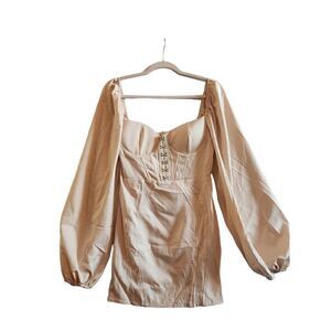 Rosedress NWT corset top balloon sleeve mini dress size medium